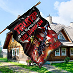 4NH. Trump No Man 30x40 House Flag Mockup 5