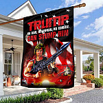 4NH. Trump No Man 30x40 House Flag Mockup 3