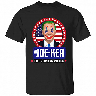 Biden The Joe-Ker That'Shirt, Black, Unisex T-Shirt
