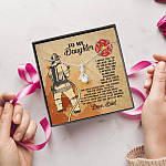 Firefighter Dad To My Daughter I Want You To Believe Deep In Your Heart Alluring Beauty Necklace