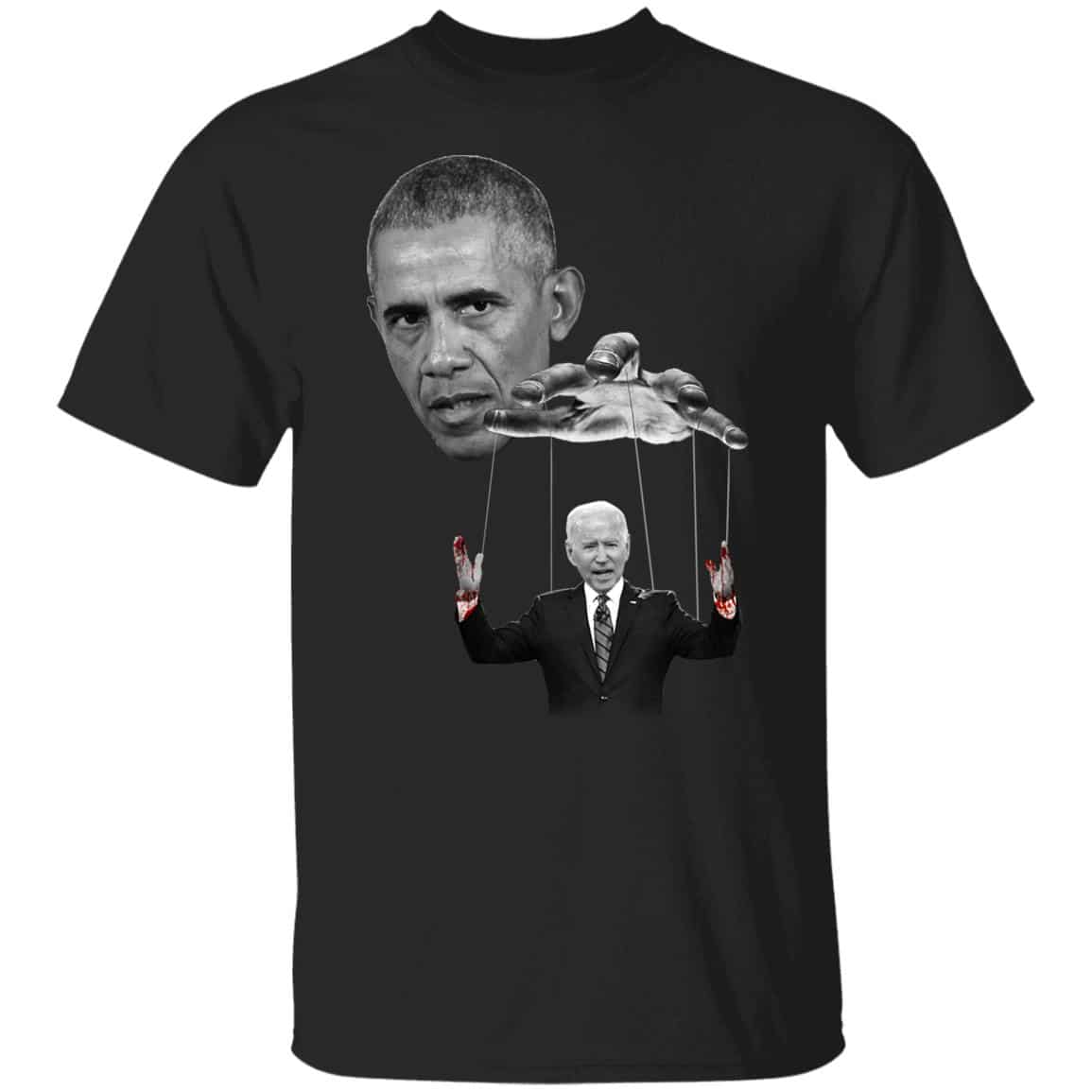 1O. Obama Biden Blood Hands TEE (1), Black, Unisex T-Shirt