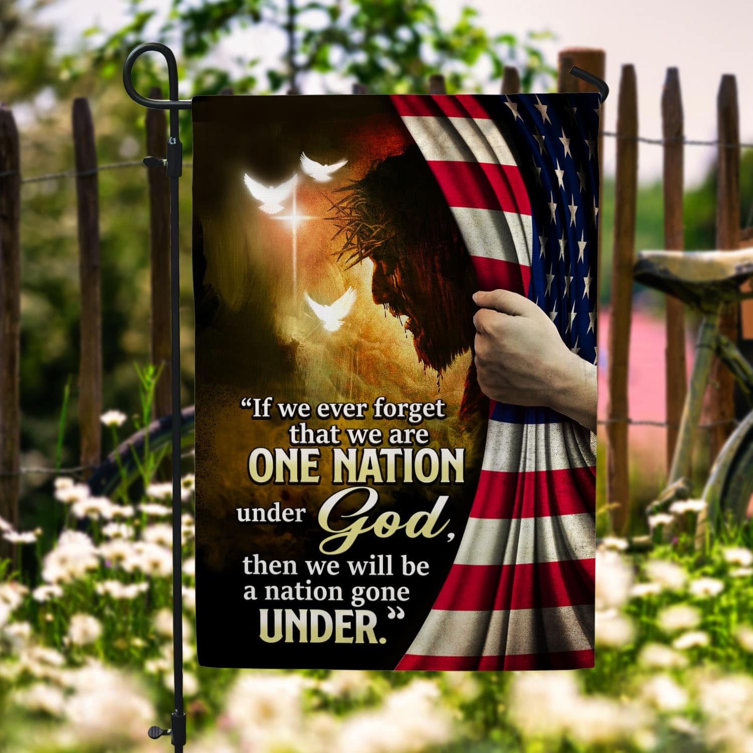 30x40 - Side 1 Garden Flag Mockup 6