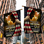 30x40 - Side 1 House Flag Mockup 2 Side-1