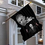 1O. Obama Biden Blood Hands-30x40 House Flag Mockup 6