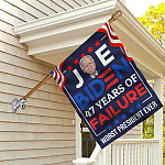 8TM. Joe Biden 47 Years-30x40 House Flag Mockup 2