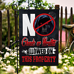 2TM. No Ghouls Or Wraiths (flag) 30x40 Garden Flag Mockup 6