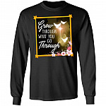 8. Grow Through 1, Black, Long Sleeve