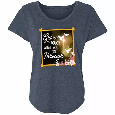 Ladies Triblend Dolman Sleeve