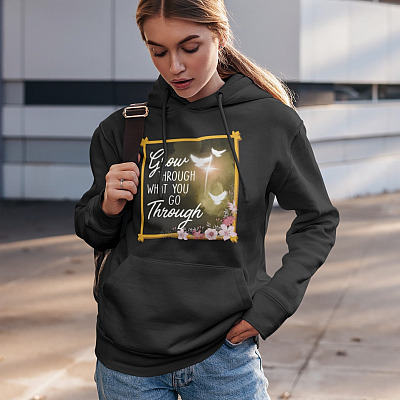 Alternative view of Grow Through What You Go Through Faith T-Shirt - Hoodie - Sweatshirt - Long Sleeve Shirt