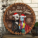 8LV. Christmas Time Jack Sally DOOR SIGN (4) Door Sign Mockup 6