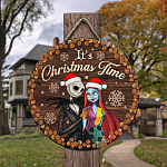 8LV. Christmas Time Jack Sally DOOR SIGN (4) Door Sign Mockup 3