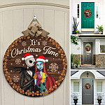 8LV. Christmas Time Jack Sally DOOR SIGN (4) Door Sign Mockup 12