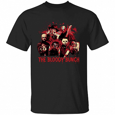 4VT. The Bloody Bunch, Black, Unisex T-Shirt