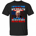 2VT. UU TIEN I Voted For Trump Who Gave Up, Black, Unisex T-Shirt