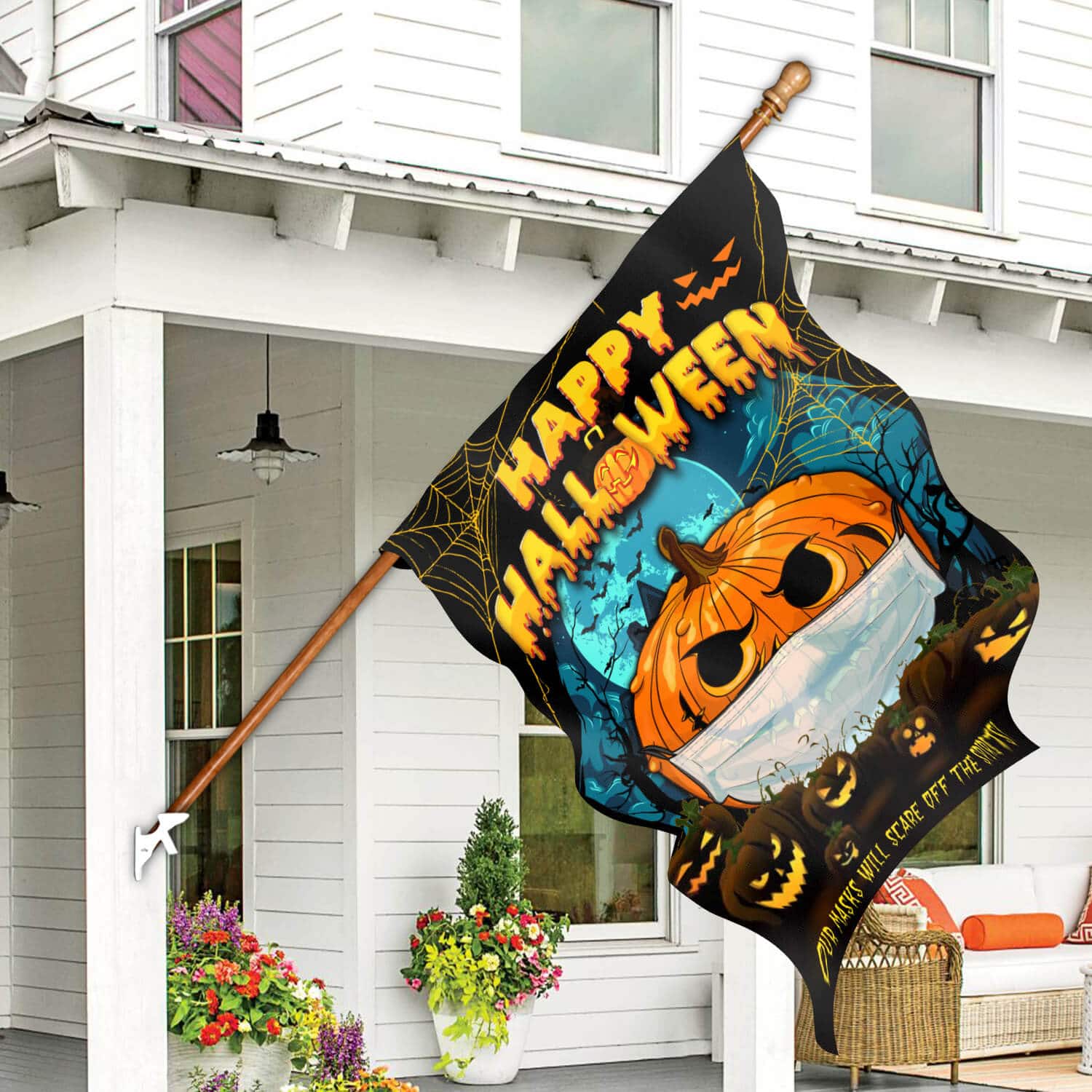 30x40 House Flag Mockup 7