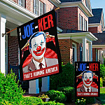 2NH. Uu tien. The Joe-Ker (flag) 30x40 Garden & House Mockup 2