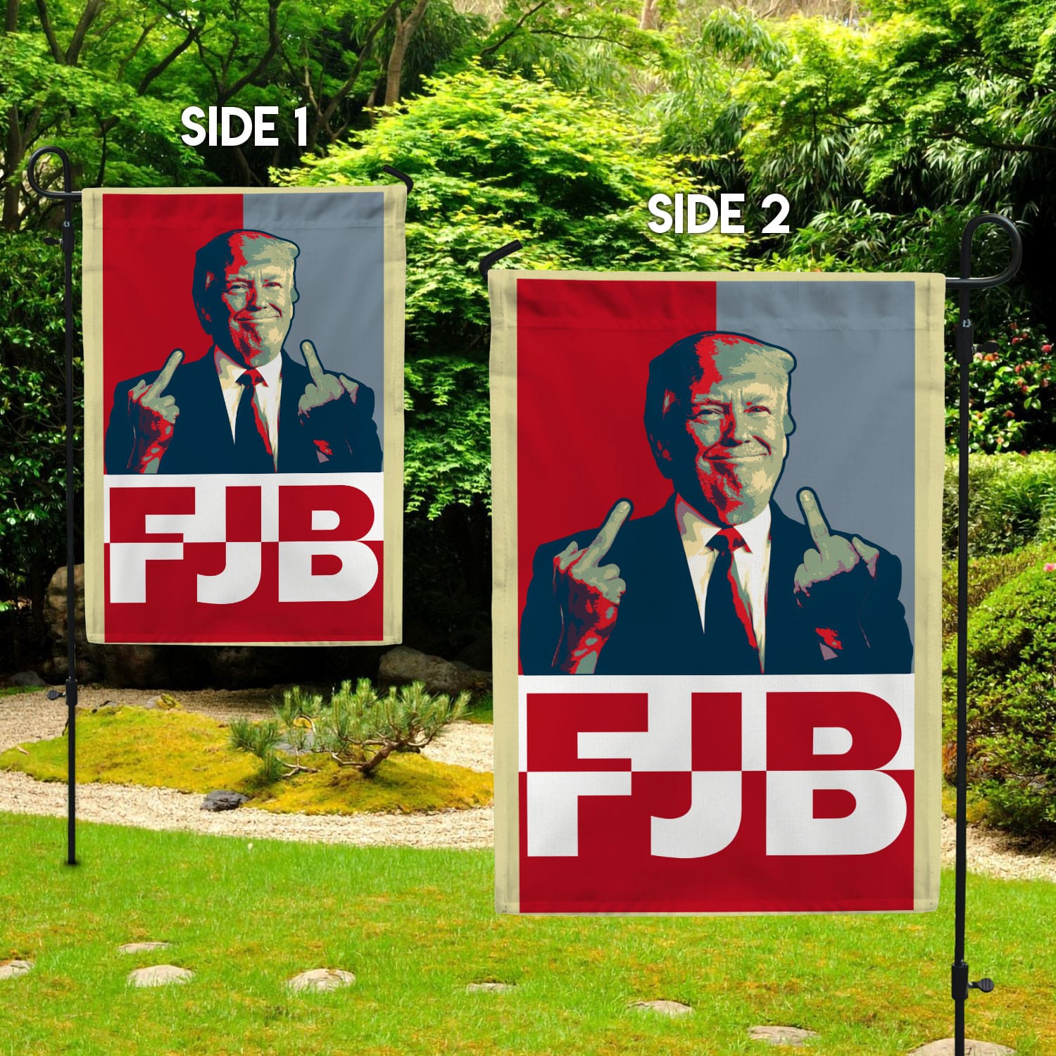 30x40 Garden Flag Mockup 2 Side