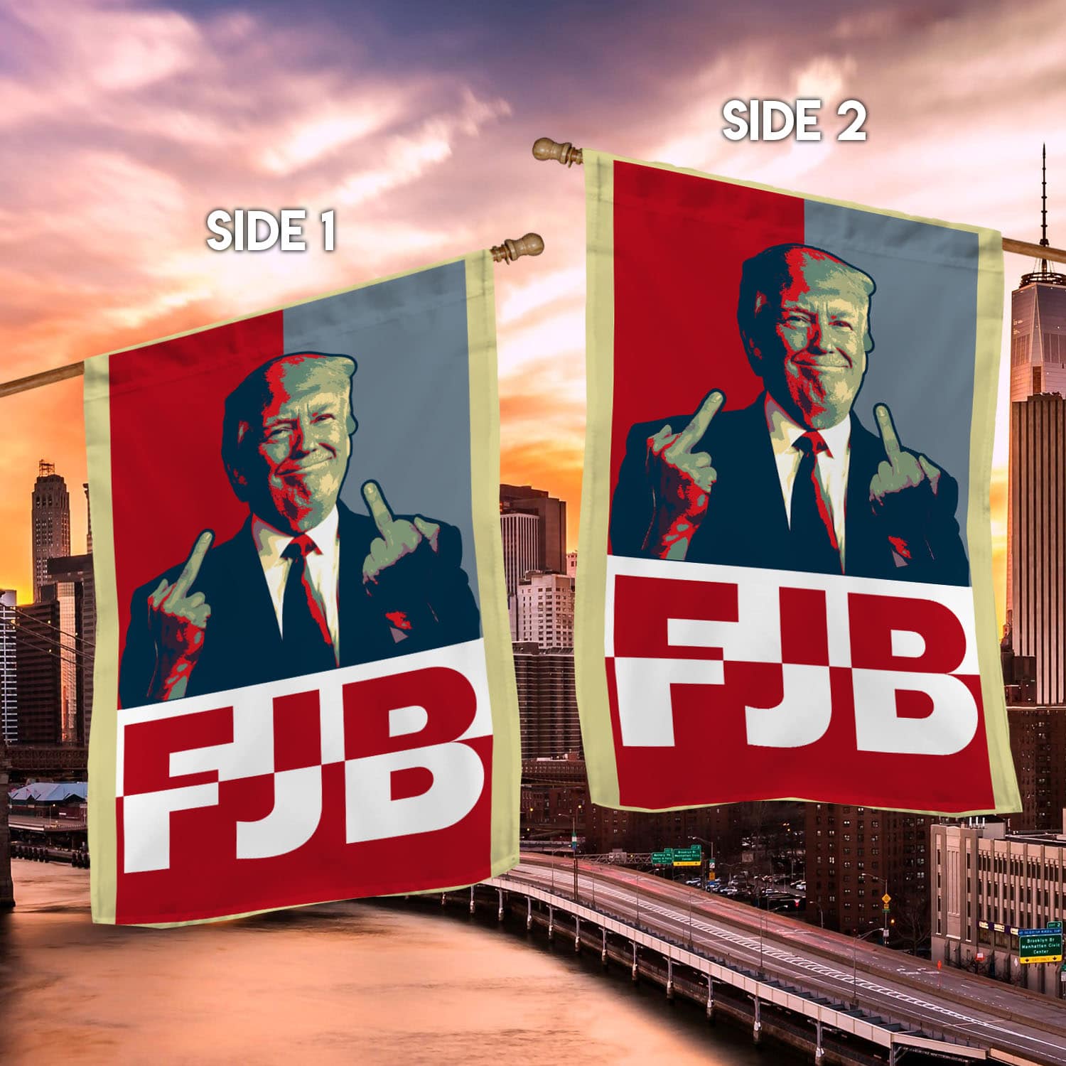 30x40 House Flag Mockup 2 Side-2