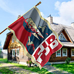 30x40 House Flag Mockup 5