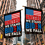 8LV. Biden We Fall (flag) 30x40r House Flag Mockup 2 Side-1