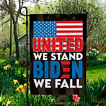 8LV. Biden We Fall (flag) 30x40r Garden Flag Mockup 5