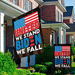 8LV. Biden We Fall (flag) 30x40r Garden & House Mockup 2