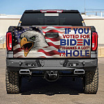 1VT. If You Voted For Biden Tailgate Tailgate Wrap Mockup 5