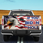 1VT. If You Voted For Biden Tailgate Tailgate Wrap Mockup 10