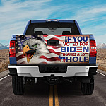 1VT. If You Voted For Biden Tailgate Tailgate Wrap Mockup 11