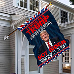 3O. Voted For Trump-30x40 House Flag Mockup 6