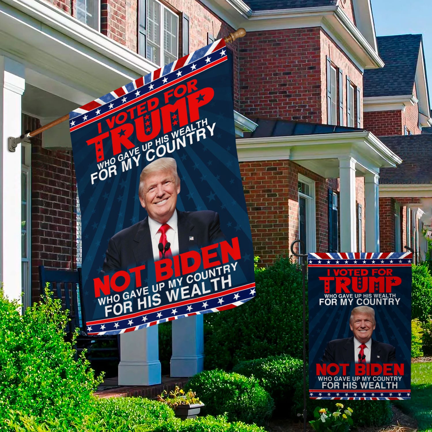 3O. Voted For Trump-30x40 Garden & House Mockup 2