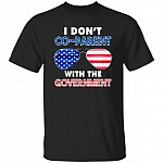 8VT. Don't Co-Parent With Government, Black, Unisex T-Shirt