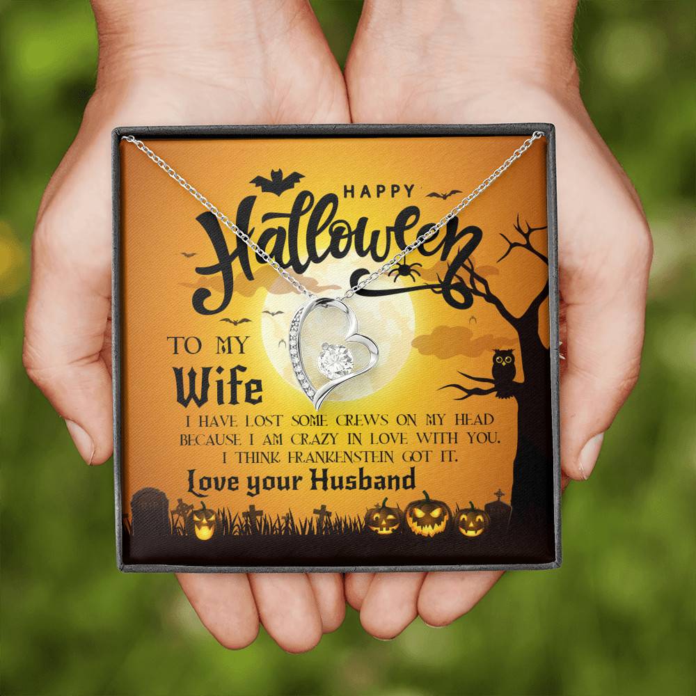 Personalized To My Ghoulmate Soulmate Crazy In Love With You Halloween Couple Forever Love Necklace - To My Boo Halloween Necklace Personalized To My Ghoulmate Soulmate Crazy In Love With You Halloween Couple Forever Love Necklace - To My Boo Halloween Necklace