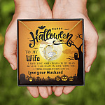 Personalized To My Ghoulmate Soulmate Crazy In Love With You Halloween Couple Forever Love Necklace - To My Boo Halloween Necklace Personalized To My Ghoulmate Soulmate Crazy In Love With You Halloween Couple Forever Love Necklace - To My Boo Halloween Necklace