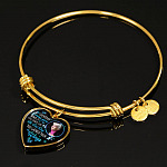 Custom Photo Everyday I Miss You And It Still Hurts Like The First Day Butterfly Memorial Heart Necklace - Bangle