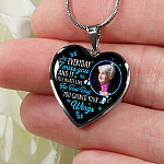 Custom Photo Everyday I Miss You And It Still Hurts Like The First Day Butterfly Memorial Heart Necklace - Bangle