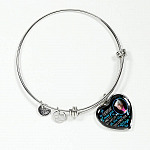 Custom Photo Everyday I Miss You And It Still Hurts Like The First Day Butterfly Memorial Heart Necklace - Bangle