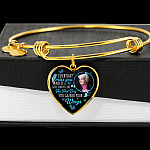 Custom Photo Everyday I Miss You And It Still Hurts Like The First Day Butterfly Memorial Heart Necklace - Bangle