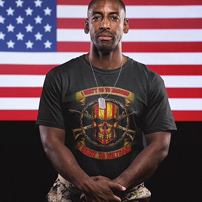 Alternative view of I Didn't Go To Harvard I Went To Vietnam T-Shirt - Vietnam Veteran Shirt