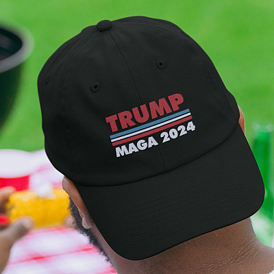 Trump MAGA 2024 Hat - Trump Make American Great Again Twill Cap - High-Profile Snapback Hat