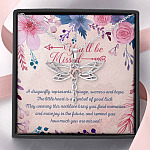 You'll Be Missed A Dragonfly Represents Courage Success And Hope Dragonfly Necklace - Gift for Coworker Leaving for New Job