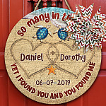 6VT. So Many In The Sea Turtle (Sample Design) Door Sign Mockup 10