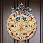 6VT. So Many In The Sea Turtle (Sample Design) Door Sign Mockup 7