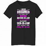 I Never Dreamed I'd End Up Beis T-Shirt, Black, Ladies T-Shirt