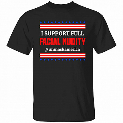 3VT. Full Facial Nudity, Black, Unisex T-Shirt