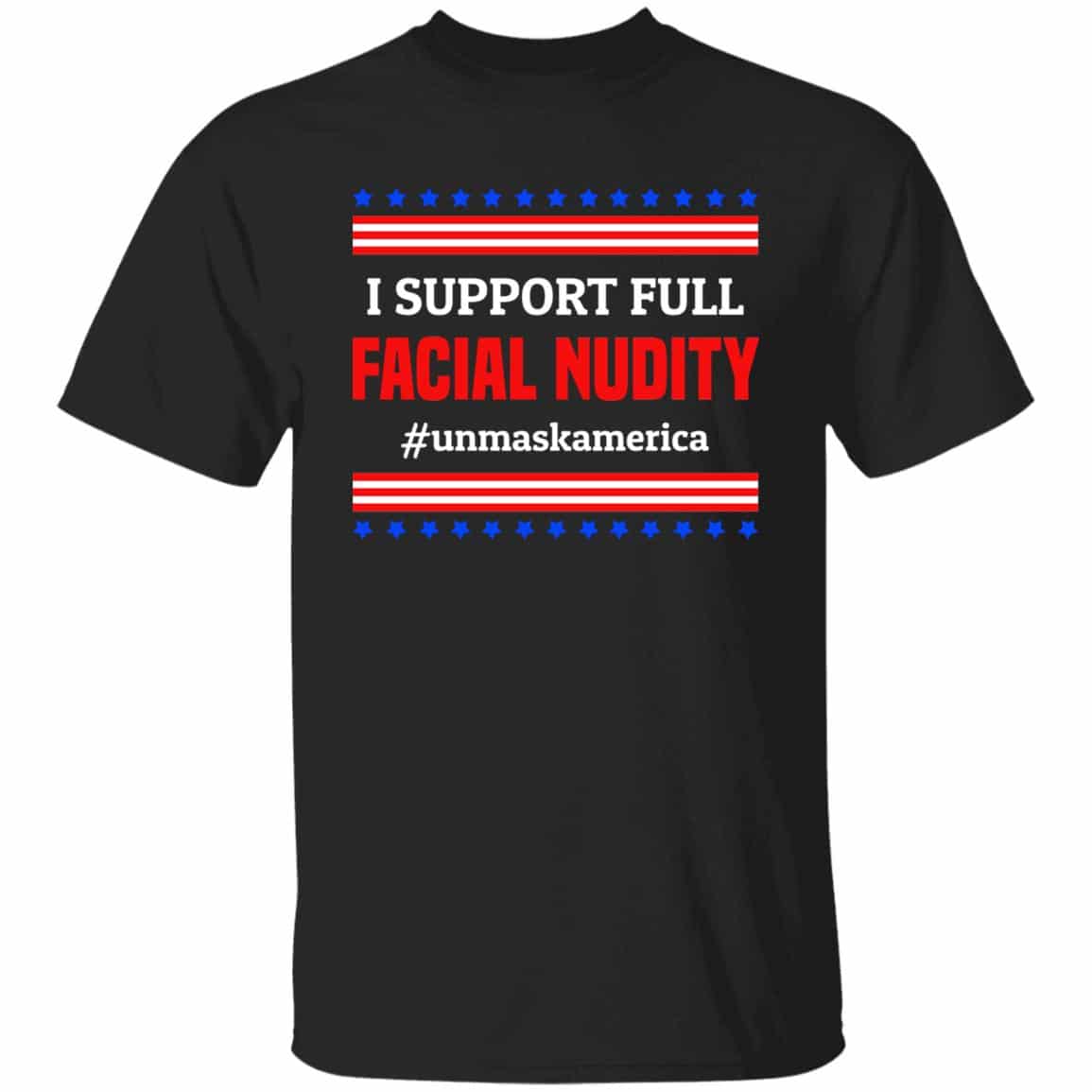 3VT. Full Facial Nudity, Black, Unisex T-Shirt