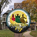 4. Come We fLY (3) Door Sign Mockup 3