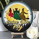 4. Come We fLY (3) Door Sign Mockup 5