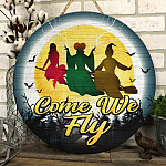 4. Come We fLY (3) Door Sign Mockup 6