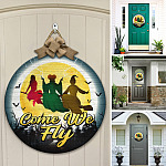 4. Come We fLY (3) Door Sign Mockup 12